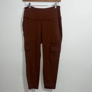 Old Navy Women's Dark Brown Cargo Leggings
